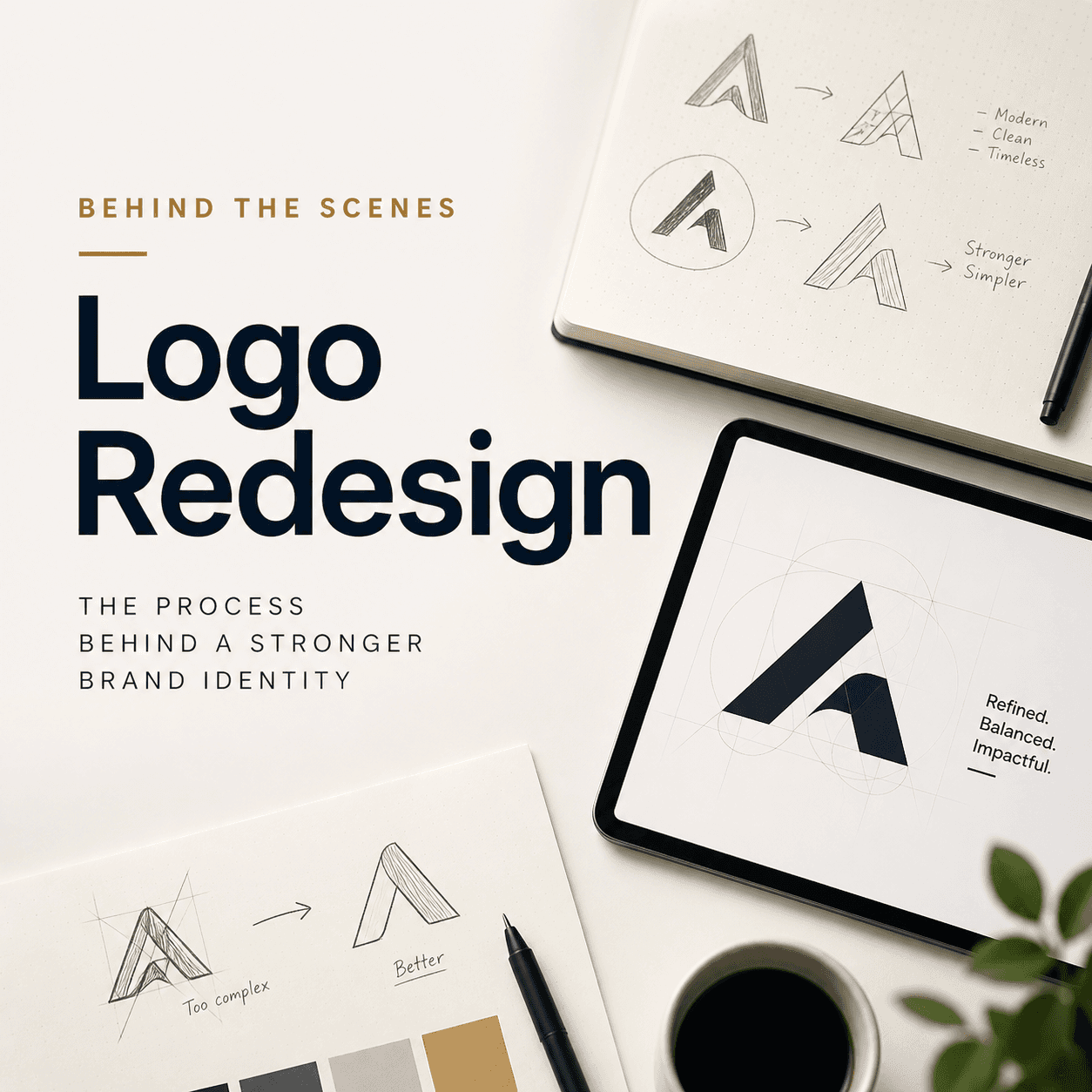 Professional Logo Redesign Process (Behind the Scenes)