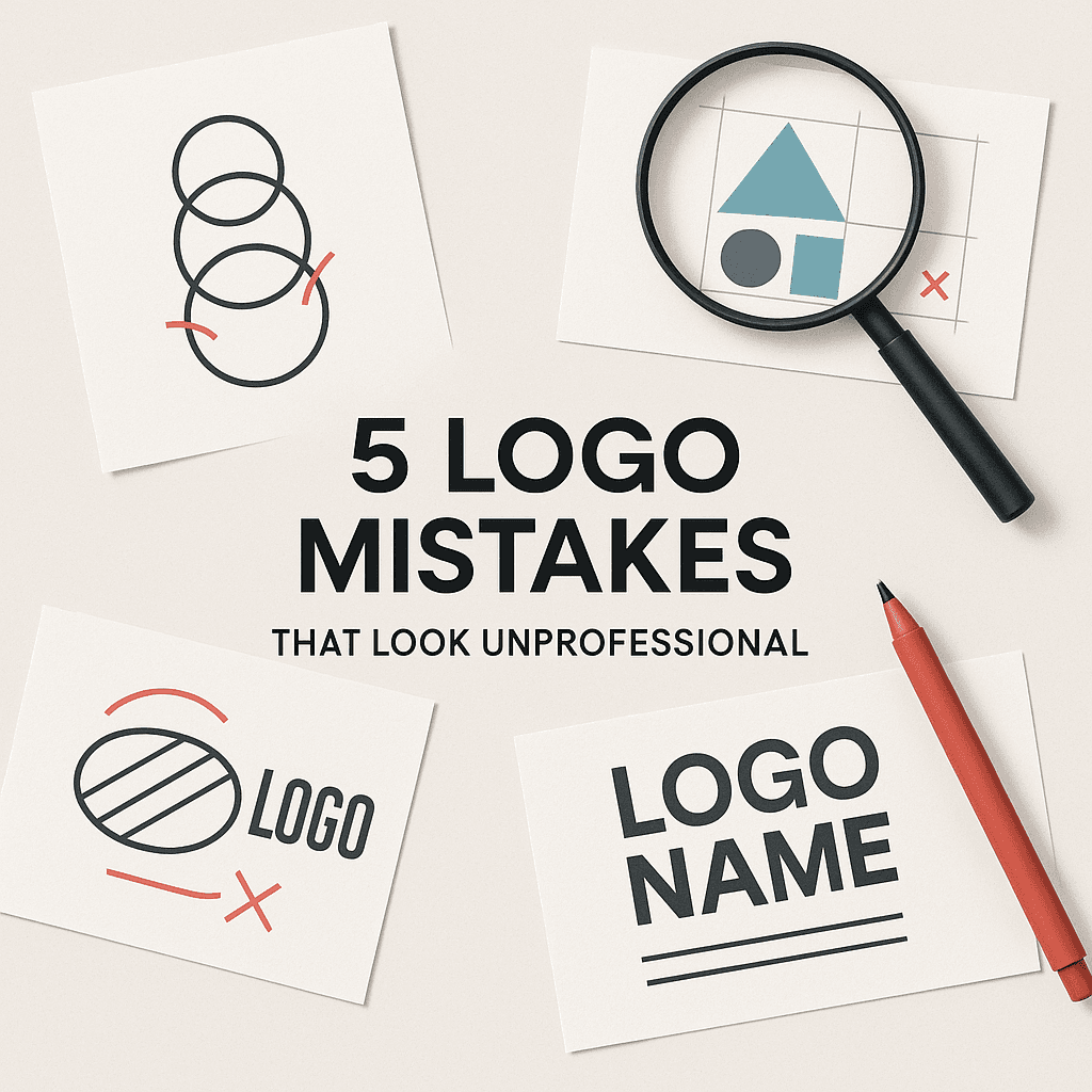5 Common Logo Mistakes That Make Your Brand Look Unprofessional