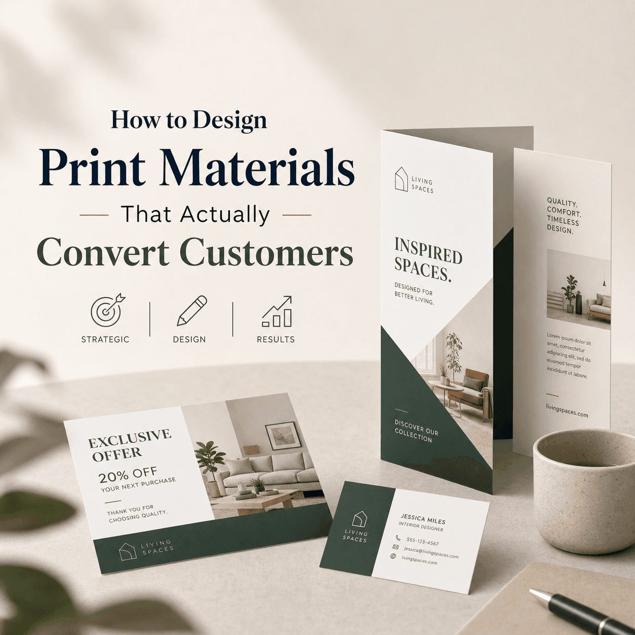 How to Design Print Materials That Actually Convert Customers