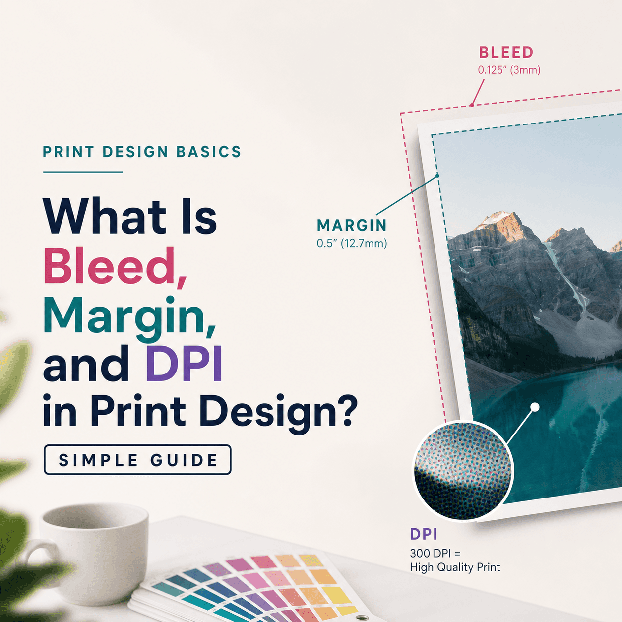 What Is Bleed, Margin, and DPI in Print Design? (Simple Guide)