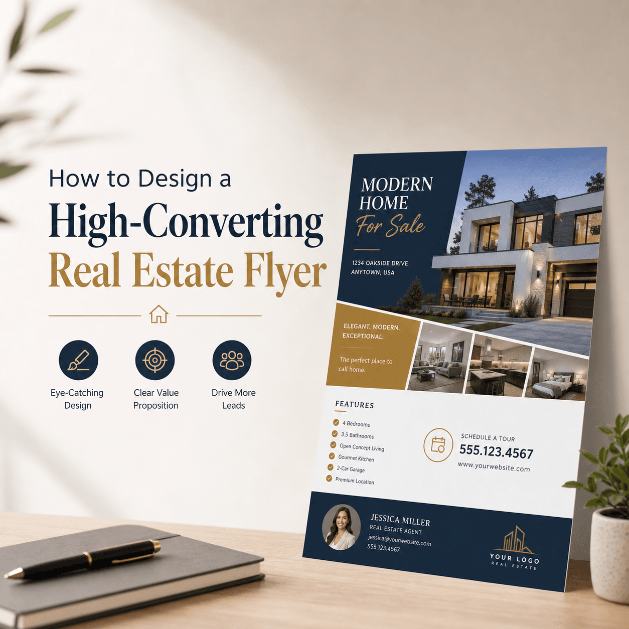How to Design a High-Converting Real Estate Flyer