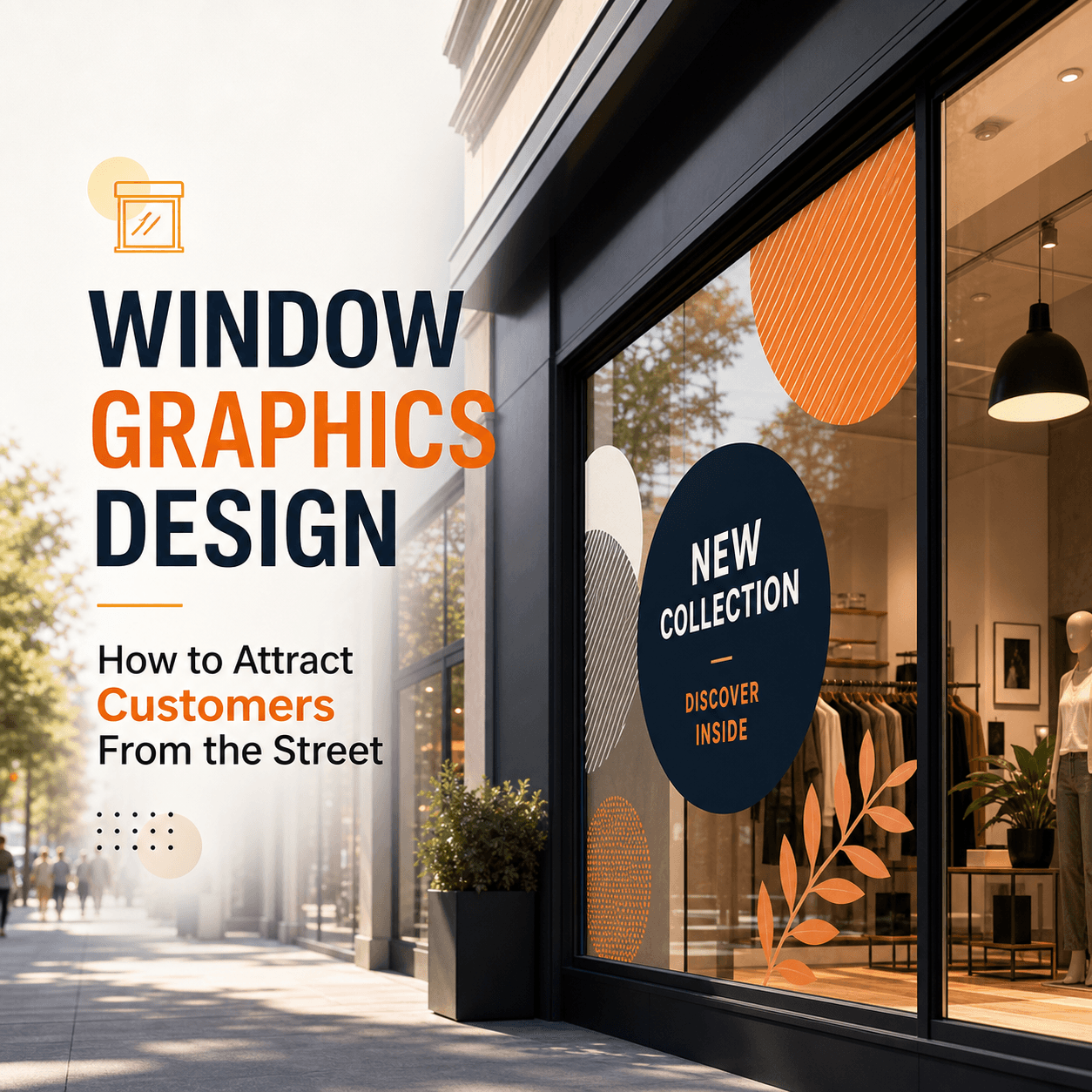 Window Graphics Design: How to Attract Customers From the Street
