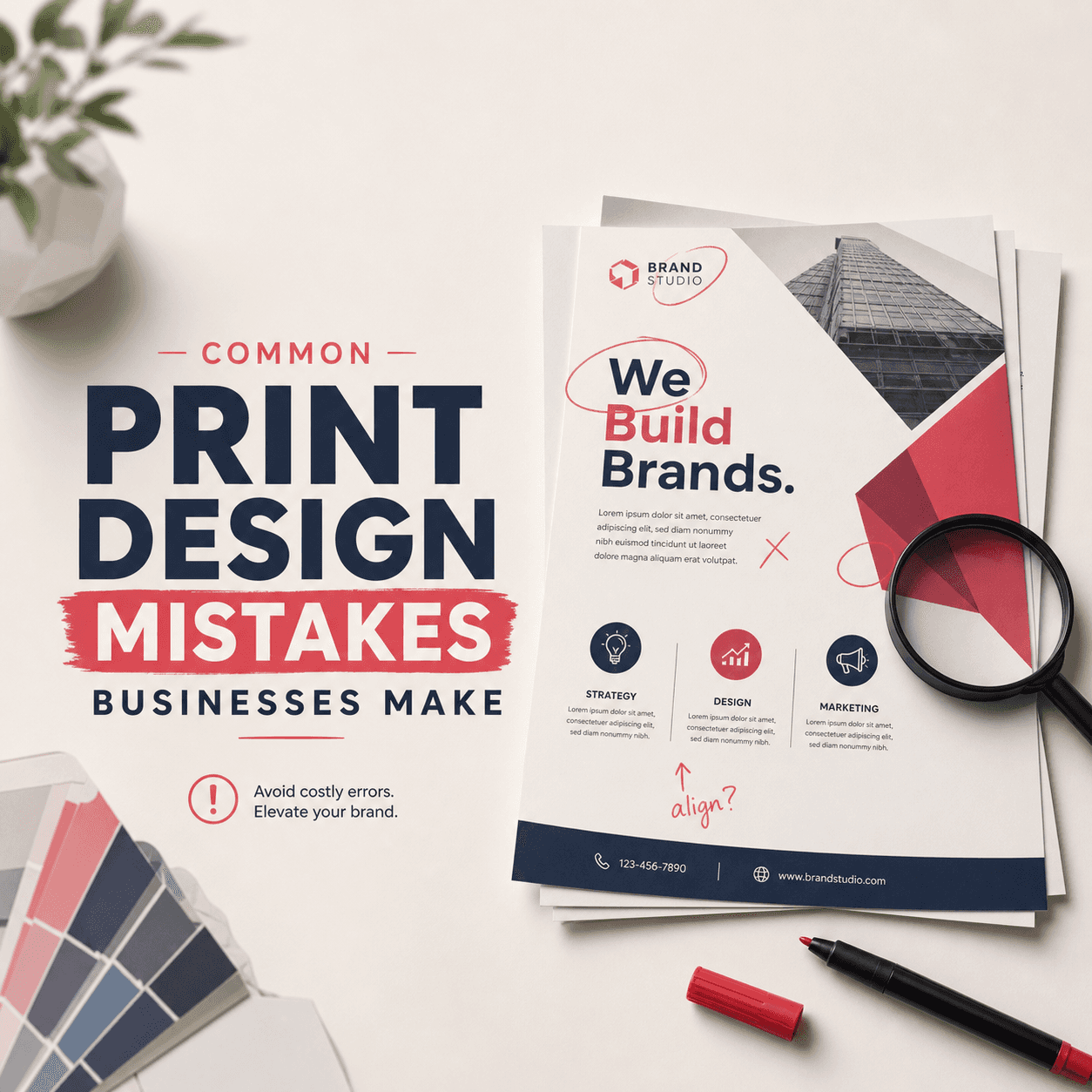 Common Print Design Mistakes Businesses Make